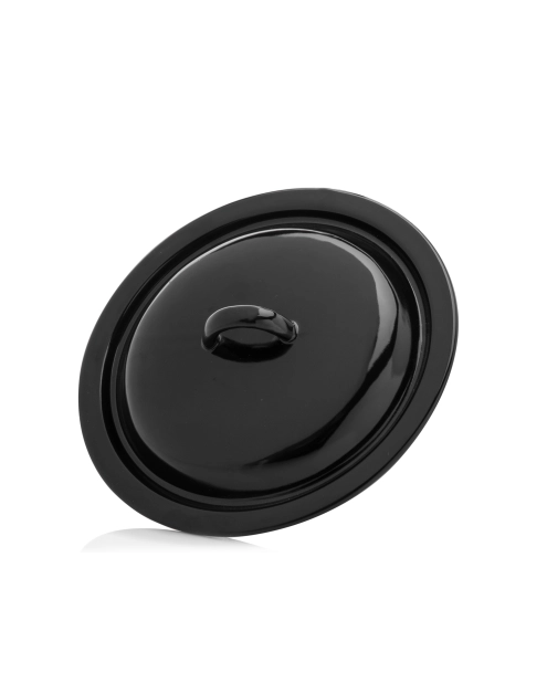 Zdjęcie: Pokrywka emaliowana 22 cm czarna FLORINA