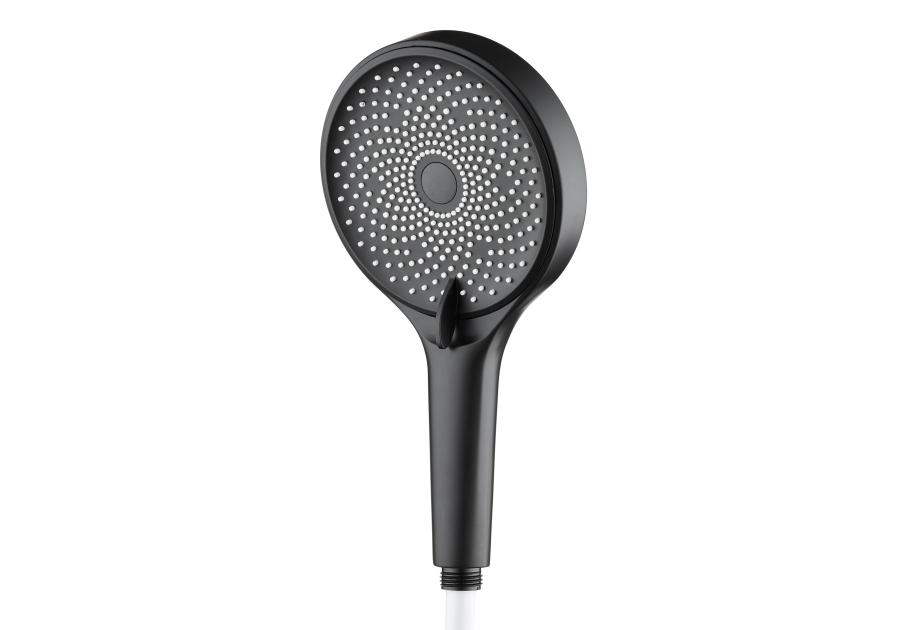 Zdjęcie: Słuchawka prysznicowa Base 3F czarny mat BISK