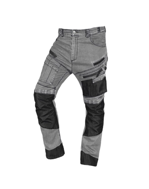 Zdjęcie: Spodnie robocze Denim, wzmocnienia Oxford, szare, rozmiar L NEO TOOLS