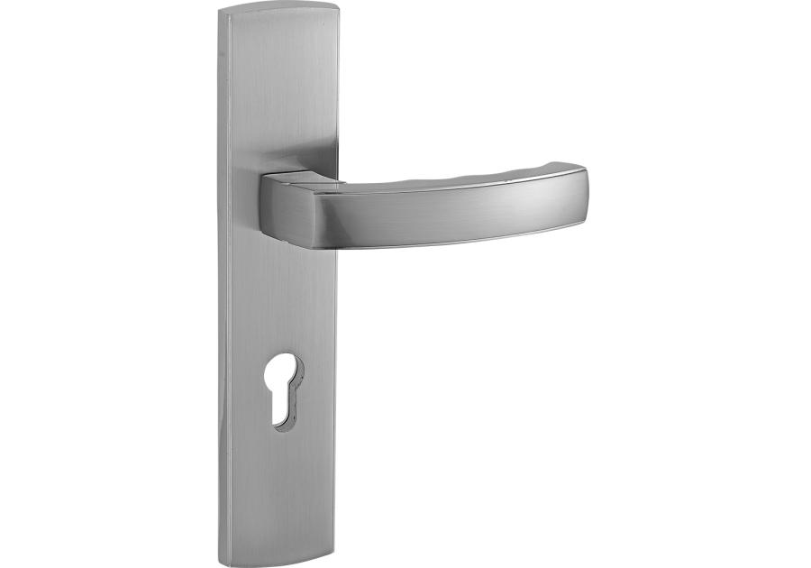 Zdjęcie: Klamka Auris zewnętrzna na szyldzie długim Yale KZA_112A KUCHINOX