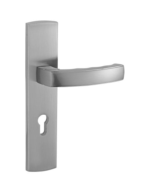 Zdjęcie: Klamka Auris zewnętrzna na szyldzie długim Yale KZA_112A KUCHINOX