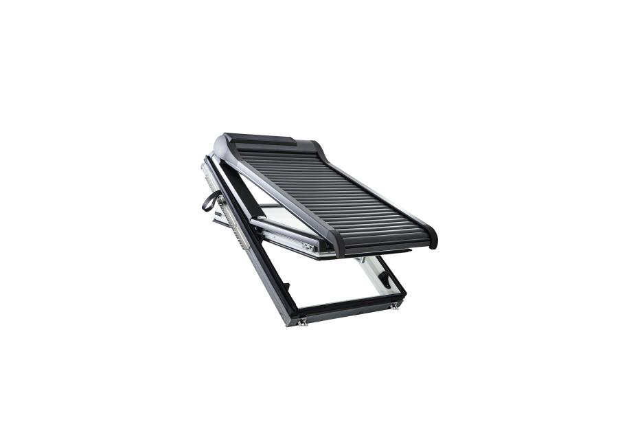 Zdjęcie: Roleta zewnętrzna do okien Designo R6/R8, 074/118, solarna ROTO