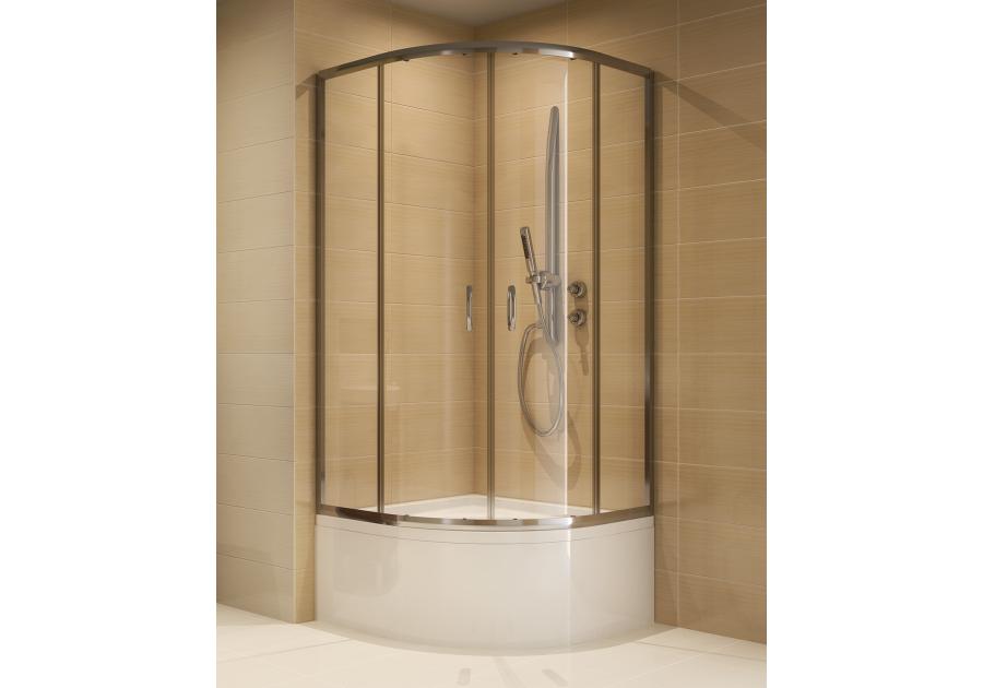 Zdjęcie: Kabina prysznicowa Saona 80x180 cm półokragła CERSANIT