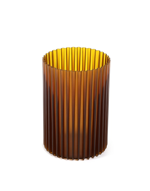 Zdjęcie: Wazon Nemo 150, miodowy transparentny LAMELA