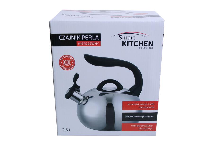 Zdjęcie: Czajnik Perła 2,5 L nierdzewny SMART KITCHEN COOKING