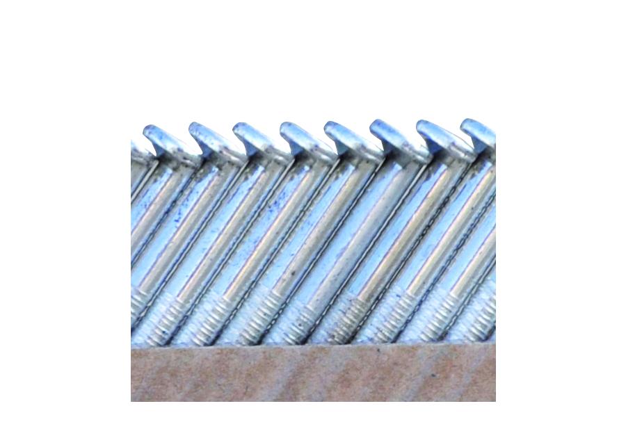 Zdjęcie: Gwoździe pierścieniowe 2,8x51 ocynkowane 3300 sztuk, 3 gazy, do gwoździarki WW90CH/WW90/II RAWLPLUG