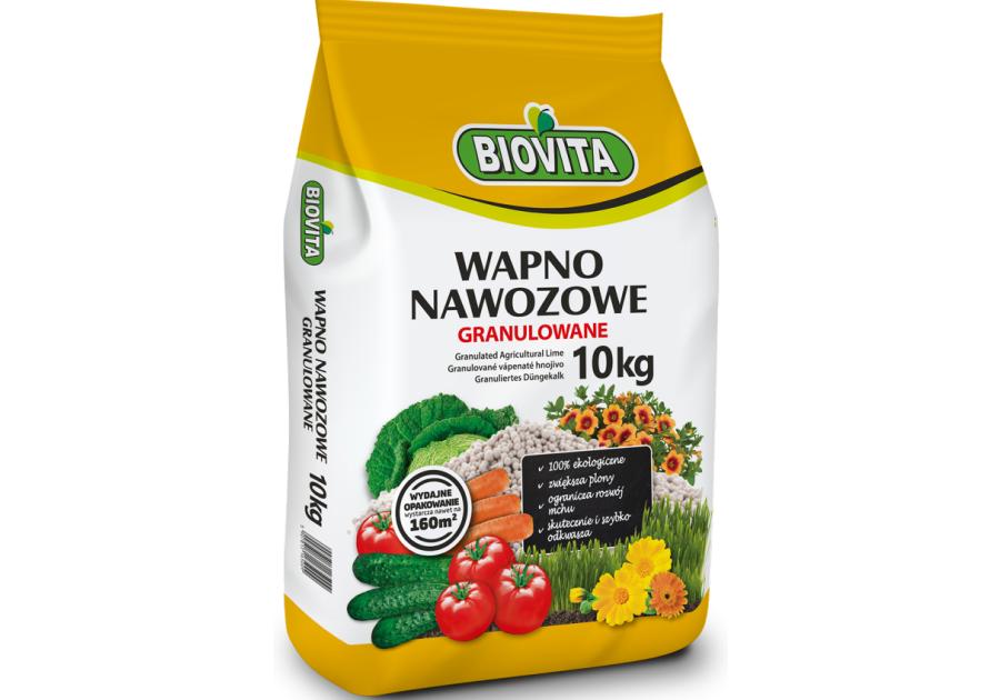 Zdjęcie: Wapno nawozowe granulowane 10 kg BIOVITA