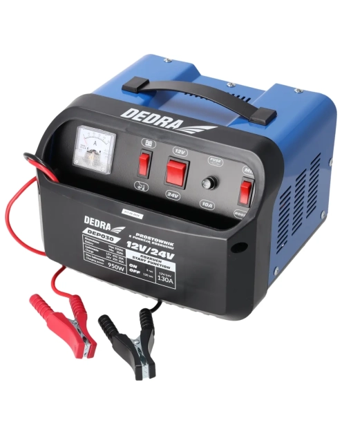 Zdjęcie: Prostownik z rozruchem 12/24 V 20-350 Ah DEDRA