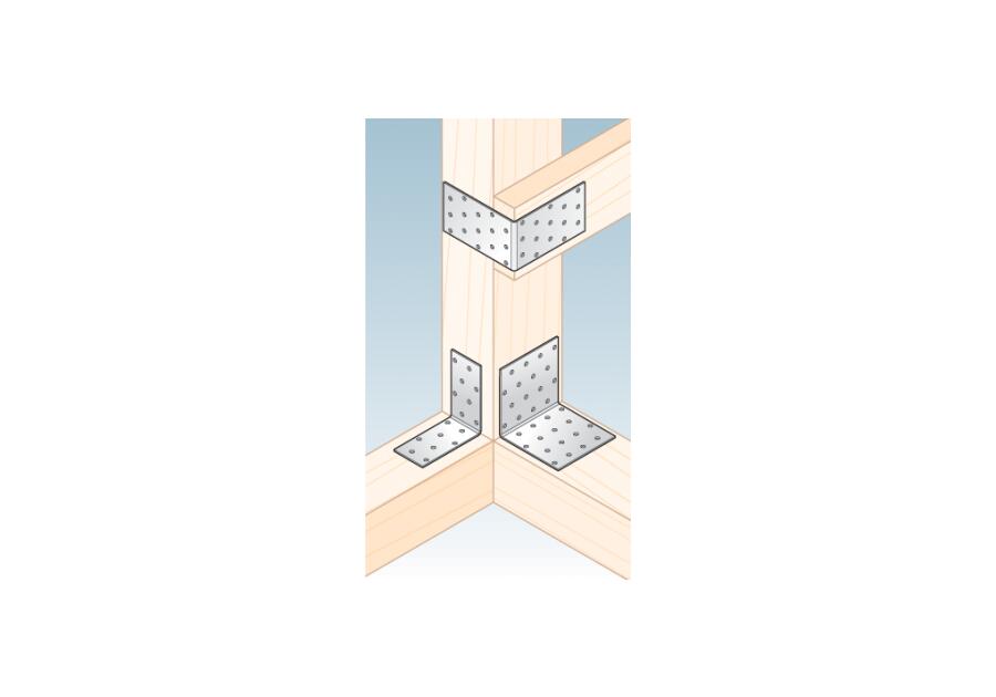 Zdjęcie: Kątownik montażowy 6x6x10 cm KM6 DMX