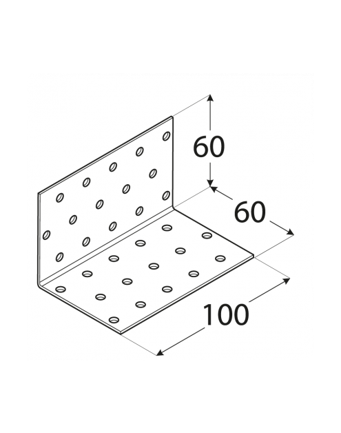 Zdjęcie: Kątownik montażowy 6x6x10 cm KM6 DMX