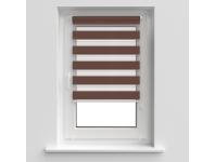 Zdjęcie: Roleta 38x140 cm Zebra II ciemny brąz DECODESIGN