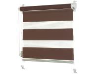 Zdjęcie: Roleta 38x140 cm Zebra II ciemny brąz DECODESIGN