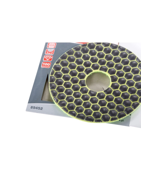 Zdjęcie: Nakładka polerska diamentowa gr.100 - 125 mm granit-marmur PROLINE