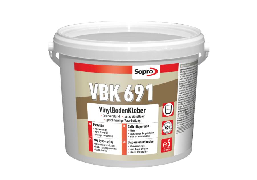 Zdjęcie: Klej do podłóg winylowych VBK 691 5kg SOPRO