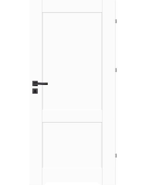 Zdjęcie: Drzwi wewnętrzne Giza 90P biały, pełne, podcięcie NAWADOOR