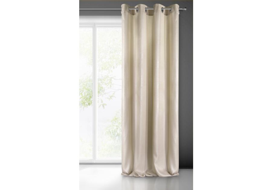 Zdjęcie: Zasłona gotowa Sasha 140x250 cm beżowy EUROFIRANY