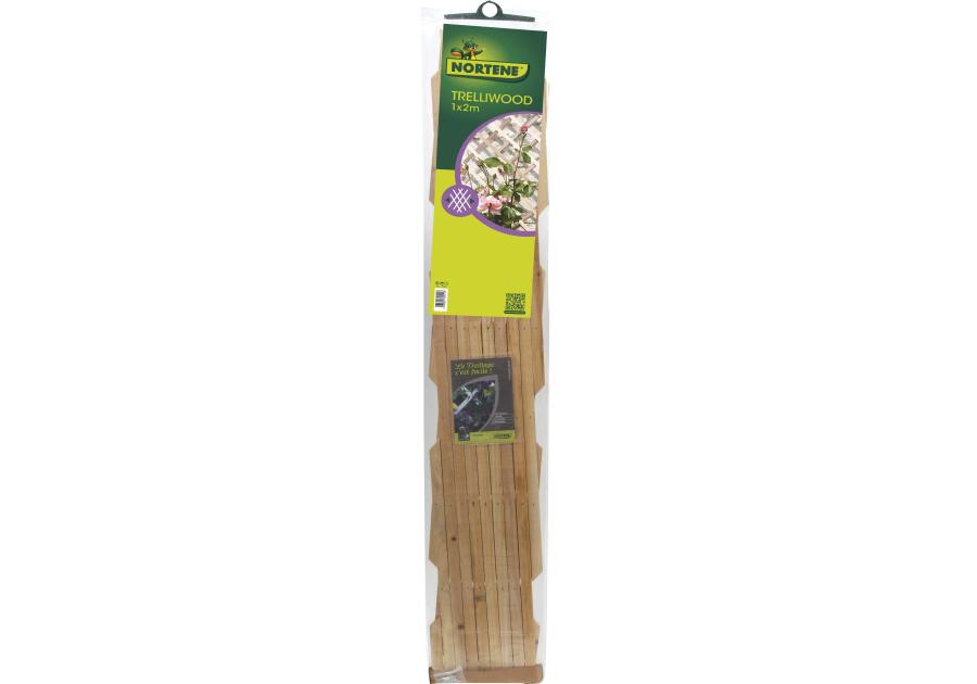 Zdjęcie: Drewniana kratka Trelliwood 1 x 2 m, naturalny NORTENE