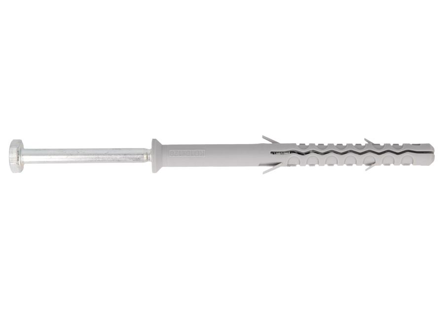 Zdjęcie: Kołek ramowy KD z długą strefą rozporu 10x120 mm i wkrętem z łbem heksagonalnym 10 szt. KOELNER