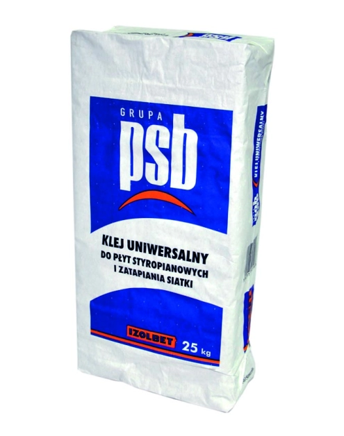 Zdjęcie: Klej uniwersalny do płyt styropianowych i zatapiania siatki 25 kg PF02 PSB