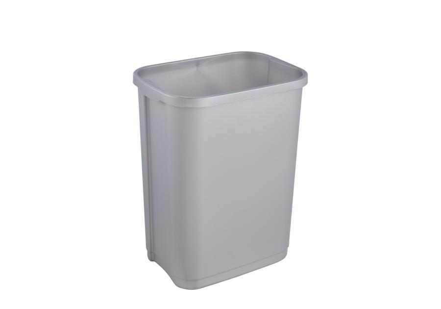 Zdjęcie: Kosz na śmieci z odchylaną pokrywą rasmus 10 L srebrny KEEEPER