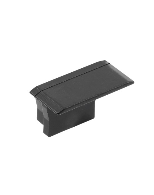 Zdjęcie: Zaślepka do profilu LED Glax Mini z kołnierzem wysoki czarna 10 szt. w blistrze GTV