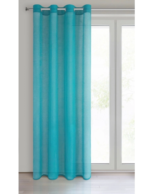 Zdjęcie: Firana gotowa Rebecca 140 x 250 cm Turkusowy EUROFIRANY