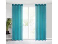 Zdjęcie: Firana gotowa Rebecca 140 x 250 cm Turkusowy EUROFIRANY