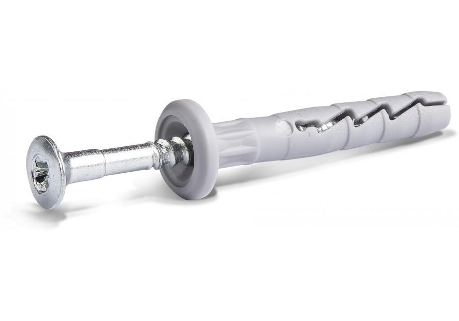 Zdjęcie: Kołek wbijany FX-K szybkiego montażu z kołnierzem 6x45 mm 100 szt. RAWLPLUG