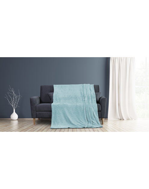 Zdjęcie: Koc Nessa babyblue 150x200 cm AMELIAHOME