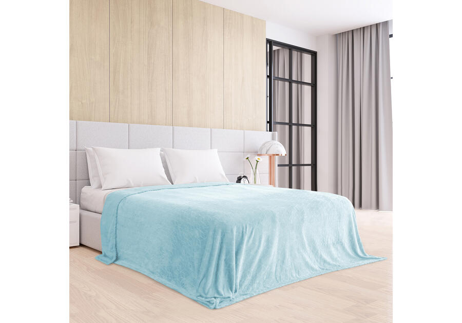 Zdjęcie: Koc Nessa babyblue 150x200 cm AMELIAHOME
