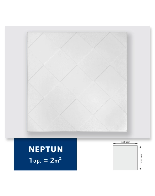 Zdjęcie: Kaseton Exclusiv Neptun natur (2 m2) biały DMS