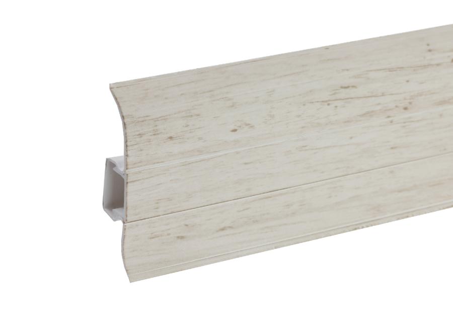 Zdjęcie: Listwa przypodłogowa PVC Premium Classic 22x59 mm; 2,20 m Klon Górski Mat CEZAR
