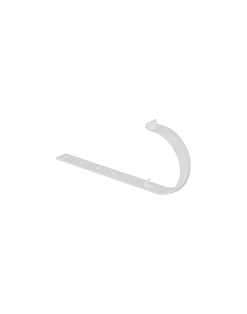 Zdjęcie: Uchwyt rynny stal prosty Kanion 160 mm biały WAVIN