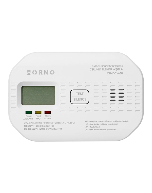 Zdjęcie: Czujnik tlenku węgla OR-DC-638 ORNO