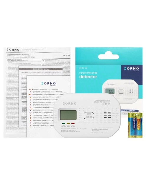 Zdjęcie: Czujnik tlenku węgla OR-DC-638 ORNO