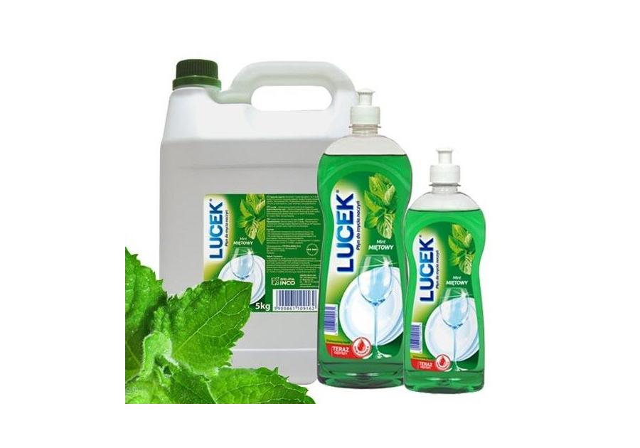Zdjęcie: Płyn do mycia naczyń mietowy 1 L LUCEK