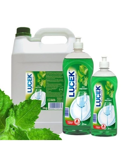 Zdjęcie: Płyn do mycia naczyń mietowy 1 L LUCEK