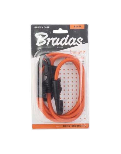 Zdjęcie: Guma elastyczna z hakiem metalowym pokrytym PVC Bungee Cord Hook 80 cm, 2 sztuki BRADAS