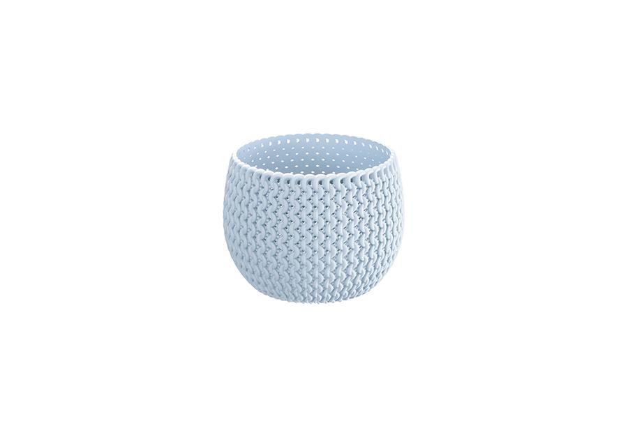 Zdjęcie: Doniczka Splofy Bowl Basic lodowy szary 18 cm PROSPERPLAST