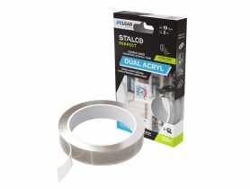 Taśma montażowa dwustronna, akrylowa 19 mm x 2 m STALCO PERFECT