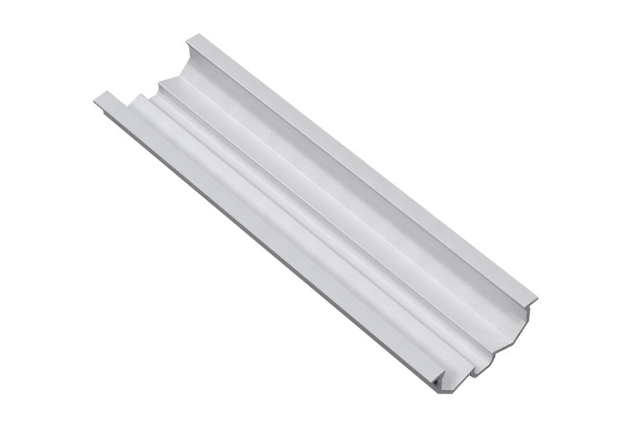 Zdjęcie: Profil LED Glax srebrny z regulowanym kątem świecenia część zewnętrzna 200 cm GTV