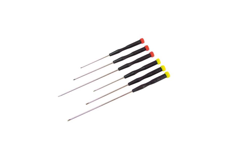 Zdjęcie: Wkrętaki radiowe długie 3 płaskie + 3 krzyżowe MEGA