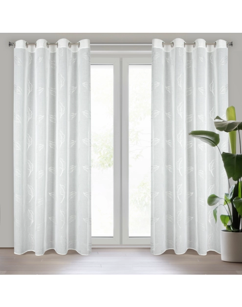 Zdjęcie: Firana gotowa Sisi 140x250 cm biały EUROFIRANY
