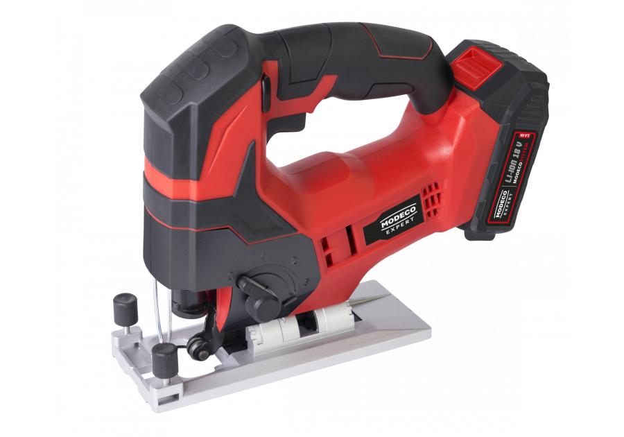 Zdjęcie: Wyrzynarka 18 V, głęb 80 mm suw 25,4 mm bez akumulatorów i ładowarki MODECO EXPERT