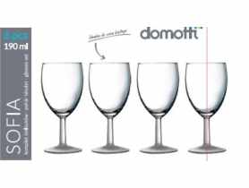 Komplet 6 kieliszków do wina Sofia 190 ml DOMOTTI