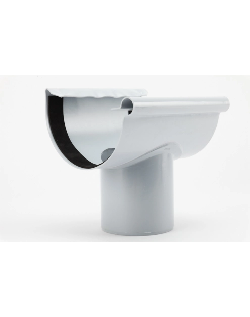 Zdjęcie: Odpływ przelotowy PVC 180 ciemnopopielaty GALECO