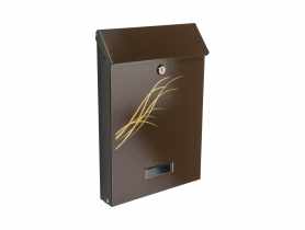 Skrzynka na listy SD złoty brąz METRO