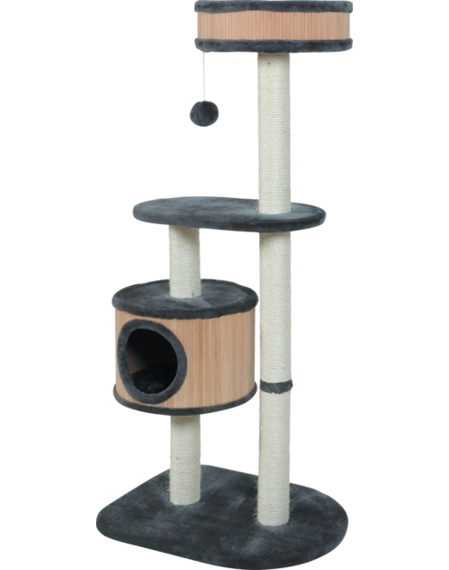 Zdjęcie: Drapak dla kota Bamboo 127 cm szary ZOLUX