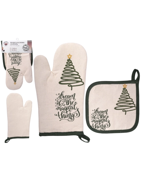 Zdjęcie: Rękawica kuchenna z podkładką Christmas Style 62365 RAVI