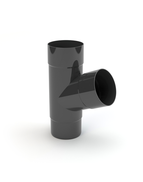 Zdjęcie: Trójnik rury spustowej 90/90 mm grafit GAMRAT
